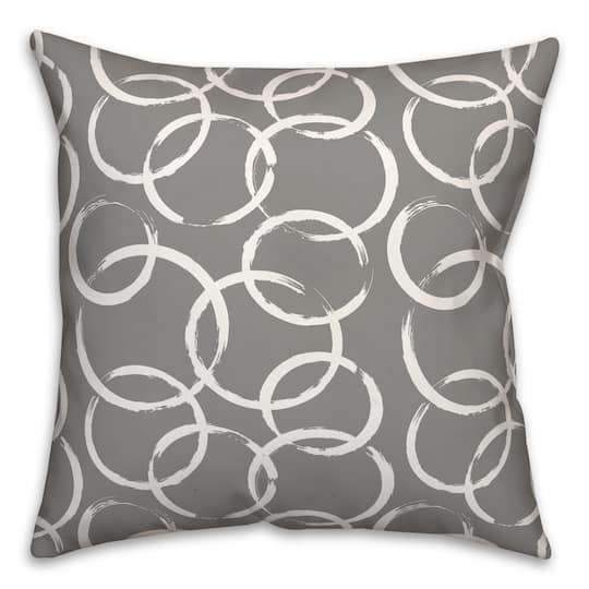 18" x 18" Circles Versatile Throw Pillow